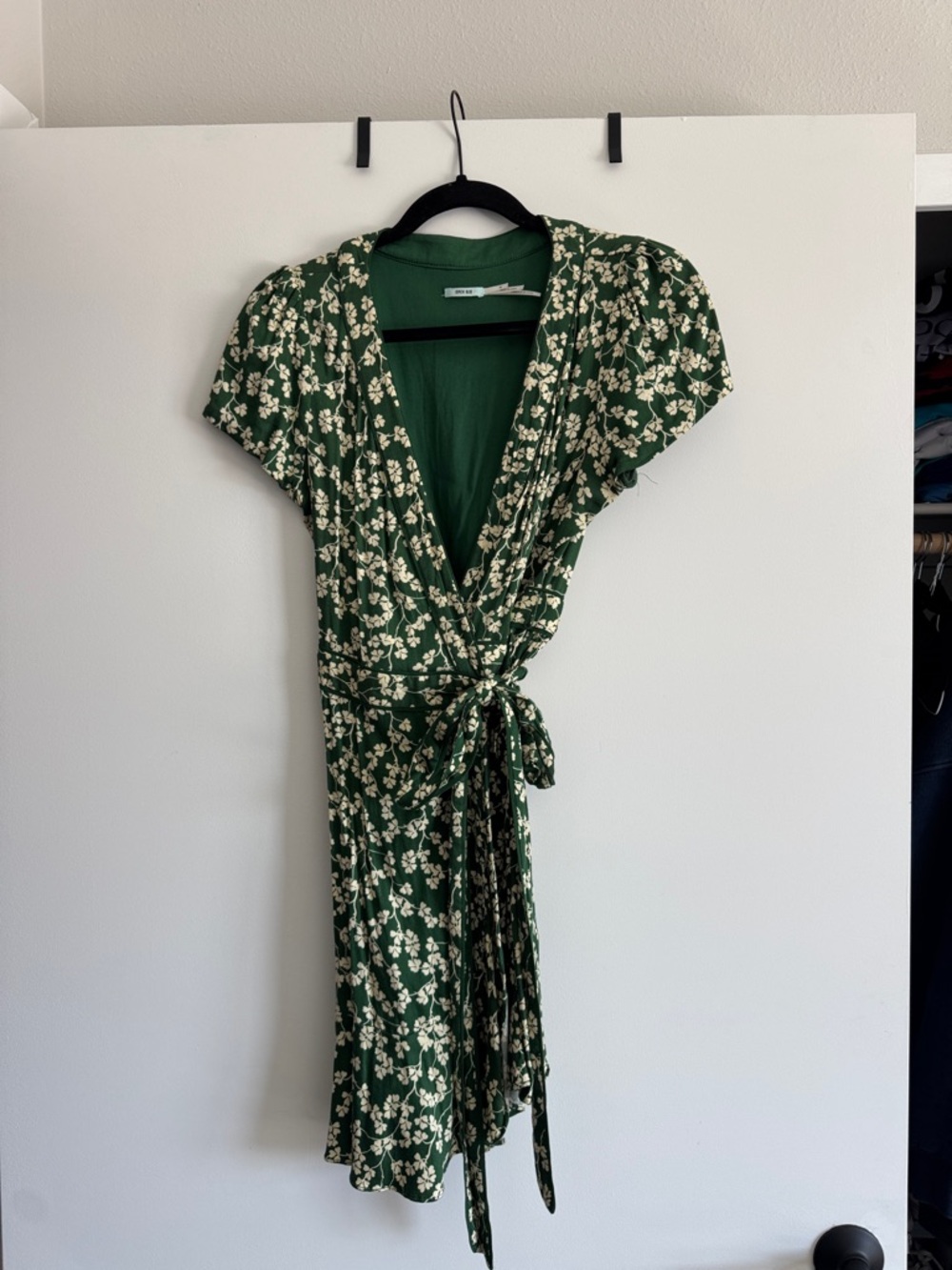 Dainty Green Wrap Dress
